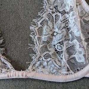 Lace Pink Urban Outfitters Bra